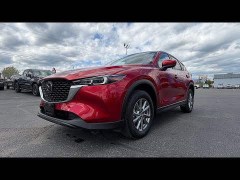 2025 Mazda CX-5 GS AWD in Red for sale at North Star Chevrolet Buick GMC in Cranbrook, BC