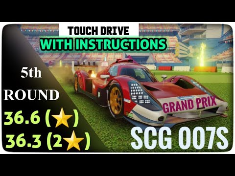 Asphalt 9 | SCG 007S Grand prix | Round 5 |  Touch Drive 1,2  star Runs | With instructions | Cairo