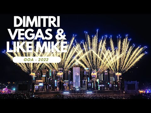 Dimitri Vegas Live On "Repeat After Me" @ Sunburn Festival, Goa, India - 2022
