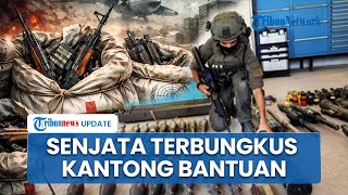 Pasukan Israel Temukan Senjata & 110 Moritr Terbungkus Kantong Bantuan UNRWA di Gaza, Milik Hamas?