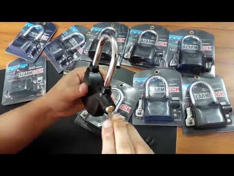 Premium Anti-theft Alarm Padlock (প্রিমিয়াম অ্যান্টি-থেফট অ্যালার্ম প্যাডলক) video thumbnail