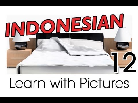 Learn Indonesian Vocabulary with Pictures - In the Bedroom