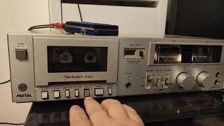 Video thumbnail for Technics RS-M205 Cassette deck test by Rolis Garais (Landodigital)