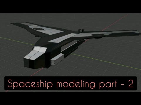 Let's model a spaceship in blender 2.8 || Spaceship modeling part - 2