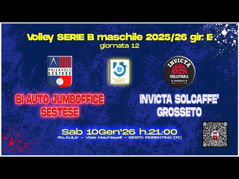 Volley [B] BI-AUTO JUMBOFFICE SESTESE - Invicta Solcaffè Grosseto