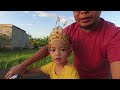 Aksi Lucu Dek Bhim Sebelum Naik Sepeda