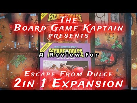 The Board Game Kaptain's review for Secret Unknown Stuff: Escape from Dulce – 2 in 1 expansion