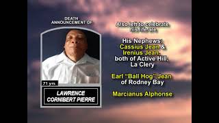 Lawrence Cornibert Pierre ~ Long Obituary