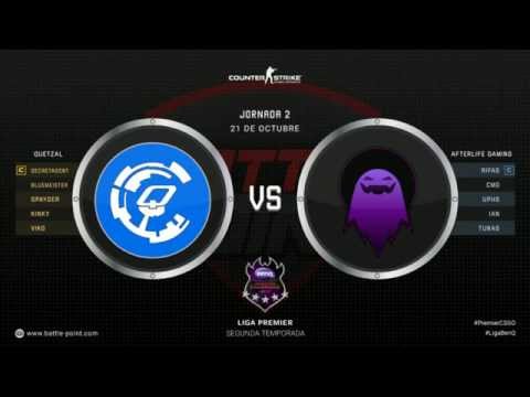 CS:GO | Team Quetzal vs Afterlife [de_cache - Mapa 1] T2 J2 - Liga Premier BenQ