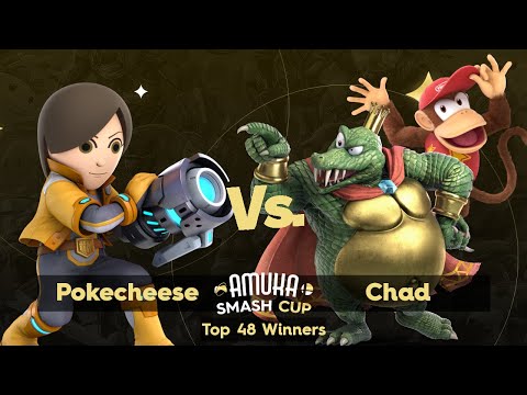 The Amuka Smash Cup - Pokecheese (Mii Gunner) Vs Chad (King K. Rool) Top 48 Winners