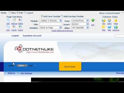 Tutorial: How to customize your DotNetNuke appearance (changing skins) | LayerOnline Web Hosting