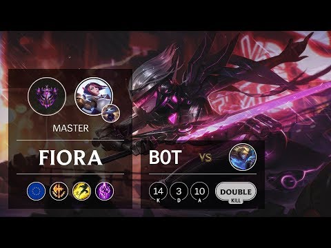 Fiora Bot vs Ezreal - EUW Master Patch 9.18