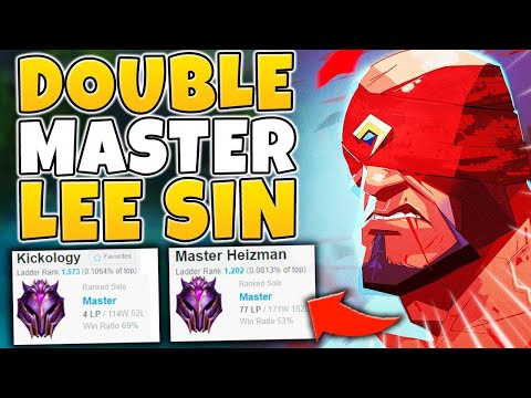 I GOT 2 ACCOUNTS TO MASTERS (WITH ONLY LEE SIN) | #2 LEE SIN NA?! - League of Legends