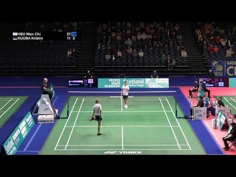 Match point - Wen Chi Hsu vs Kristin Kuuba  - WS, SF - Scottish Open 2021
