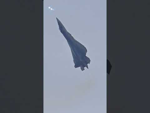 Russia Su-57 Cobra maneuver China Air Show  #aviation #fighterjet#chinaairshow #china