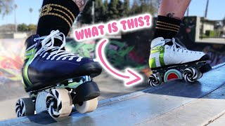 How To Slide at the Skate Park on Roller Skates