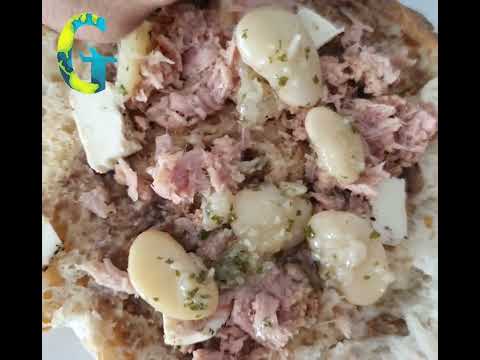 Preparing a delicious traditional Maltese flatbread ftira