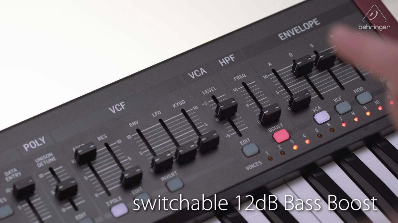 BEHRINGER Synth Vol 7 VCF - YouTube