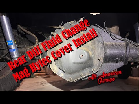 2010-2018 Ram 2500/3500/4500/5500 Rear Differential Fluid Change & Mag Hytec Cover Install