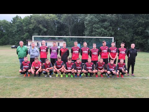 Juniorzy: Strzelec Chroberz - Naprzód Jędrzejów, wybrane akcje, 01.09.2020r.