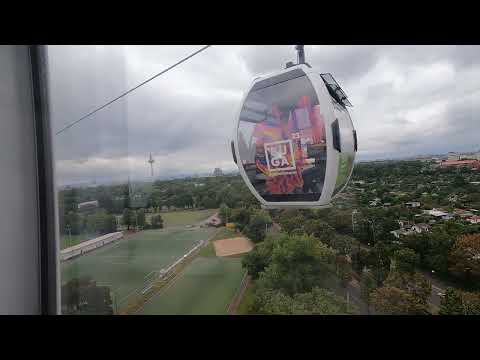 Seilbahn Buga von Spinelli Park zum  Luisenpark