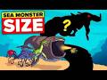 Deadliest SCP Water Monsters Size Comparison