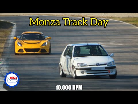 Monza Track Day | 991 GT3 RS, Supra, GT-R, 106 Rallye, Huracan, Exige | Monza Circuit | 10.000 RPM