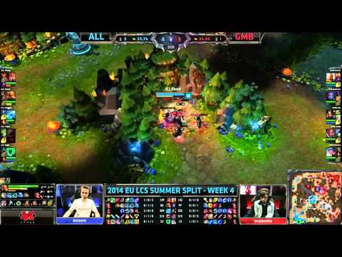 ALL vs GMB   LCS EU W4D1   The Alliance vs Gambit VOD