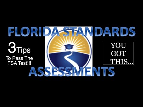 The Florida Standard Assessment - 3 Steps To Pass FSA...