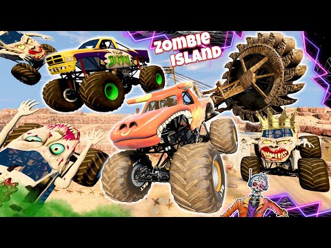 Monster Jam INSANE Zombie Island Adventure #41 | Racing, Freestyle, and High Speed Jumps