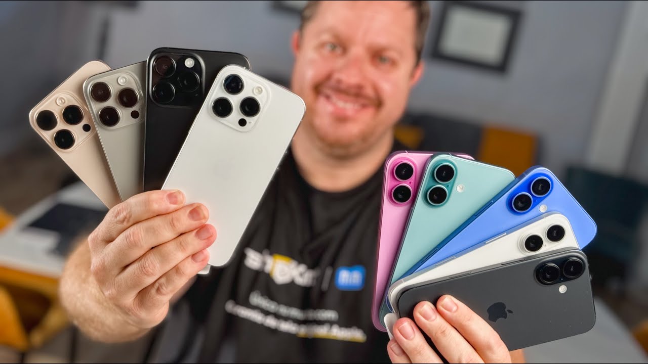 Unboxing de todas as cores dos iPhones 16, 16 Plus, 16 Pro e 16 Pro Max!