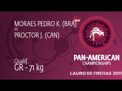 Qual. GR - 71 kg: K. MORAES PEDRO (BRA) df. J. PROCTOR (CAN), 6-0