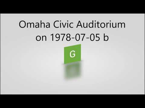 Omaha Civic Auditorium on 1978 07 05 b