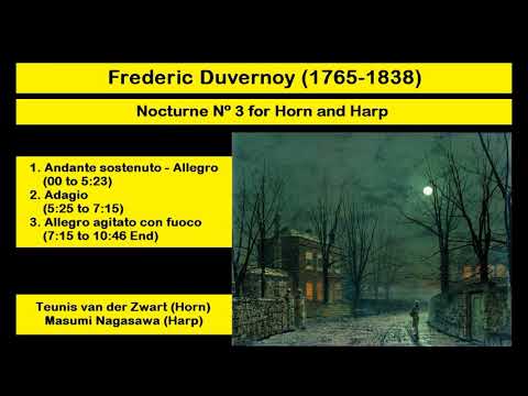 Frederic Duvernoy (1765-1838) - Nocturne Nº 3 for Horn and Harp