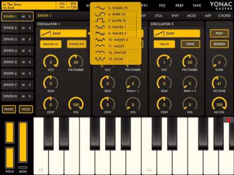 KASPAR Supersynthesizer for iPad