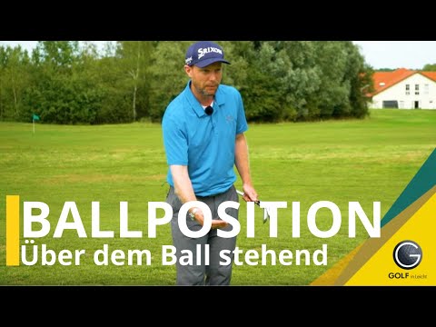 GOLF SLOPE - STANDING OVER THE BALL - GOLF TECHNIQUE