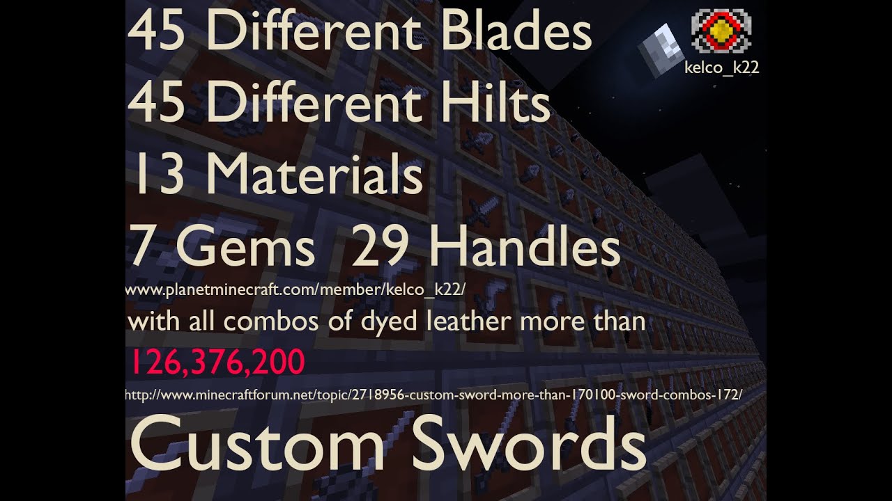 Custom Sword [1.7.10] » Minecraft - Mods
