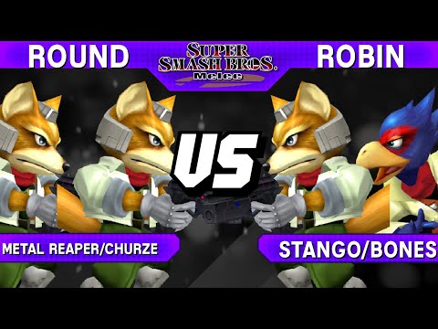 Smash Melee - Metal Reaper/Churze (Fox / Fox) vs Stango/Bones (Fox / Falco) - S@LT 200 RR