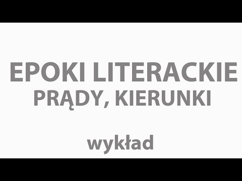 EPOKI LITERACKIE
