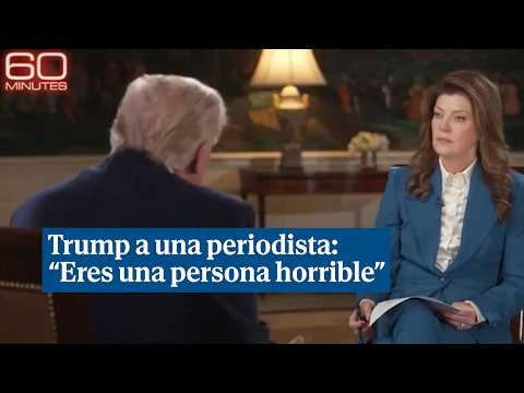 Trump se enfrenta a una periodista de la CBS por el tiroteo: 