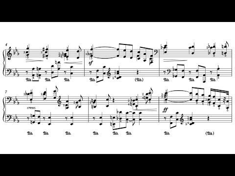 A. Scriabin/V. Xia - Prelude, Op. 11 No. 20, arranged for the left hand alone