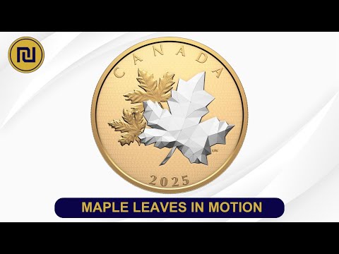 Maple Leaves in Motion – 5 oz Fine Silver Coin