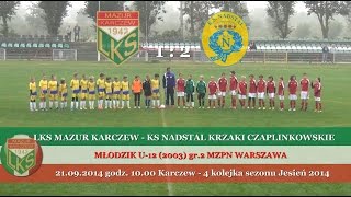 preview picture of video 'Mazur Karczew 2003 - 4 kolejka (Jesień 2014)'