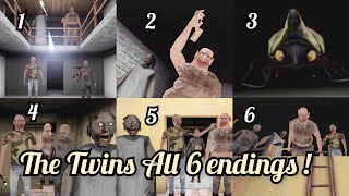 All 6 endings | The Twins Bob Buck Granny Grandpa