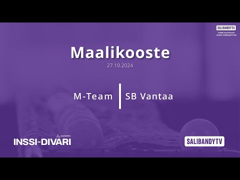 Maalikooste: M-Team - SB Vantaa (Inssi-Divari M)