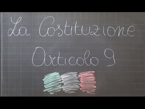 Liceo "Quadri" 1°CSC | Costituzione italiana - Articolo 9