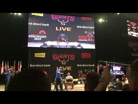 Europe‘s Strongest Man 2018 - Log Lift 213kg - BigZ