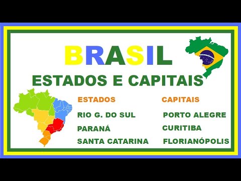 ESTADOS E CAPITAIS -  POR REGIÃO - Vila Educativa