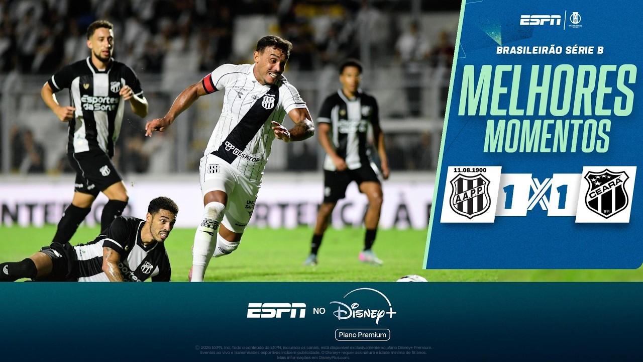 Ponte Preta vs Ceará Highlights