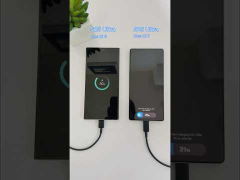 Samsung One UI 7 Vs One UI 6 Battery Charging & Quick Panel 🔥